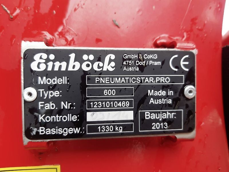 Einböck STRIEGEL PNEUMATICSTAR PRO 600