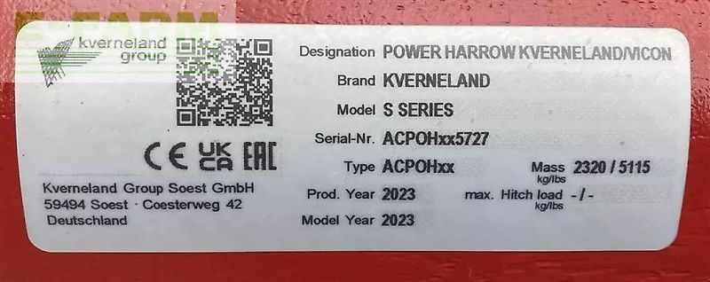 Kverneland e-maxidrill s series acpohxx