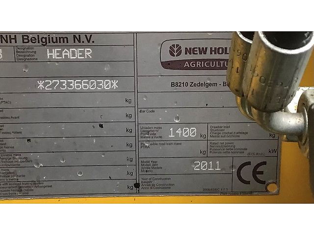 New Holland 273FI 270 FPE 3 meter