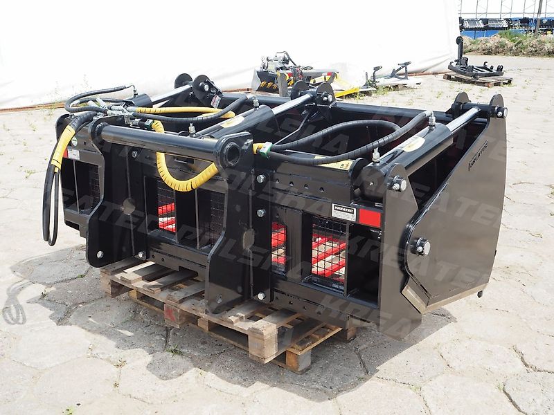 KREATEC Silagebeissschaufel / Silageschneidzange / Silageschneider 2,4m mit 3 Zylindern, mit Hardox