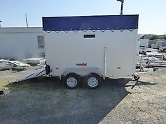 vezeko Vezeko VT 2000 Großviehanhänger ALU KOMBIRAMPE Frontrampe 1 x Lüftung 295x160x190cm