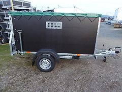 vezeko AGRA Schafe Ziegen Kleinvieh 252x125x120cm Rampe-Türe/Kombi 750 kg