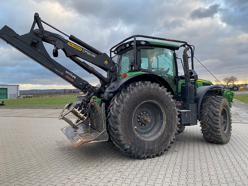 John Deere 6175R mit Ritter Forstumbau