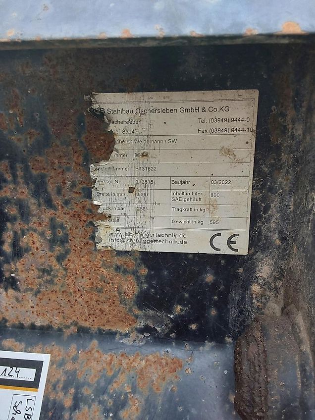 Weidemann 4 in 1 Schaufel 2000 mm mit Reißzähnen Weidemann 3080