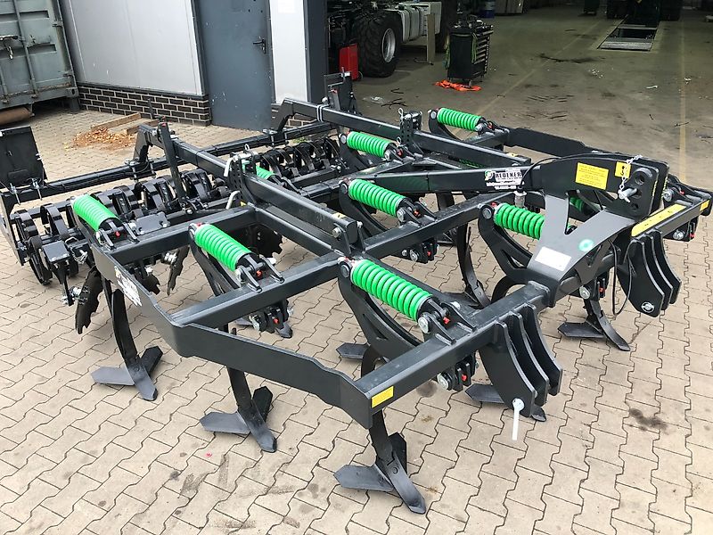 Agroland Mulchgrubber Flügelschare Federstahlwalze LED-Beleuchtung 3m