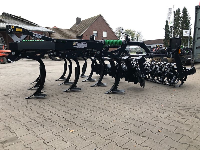 Agroland Mulchgrubber Flügelschare Federstahlwalze LED-Beleuchtung 3m