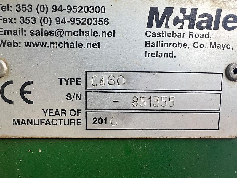McHale C460 Straw Bedding Machine