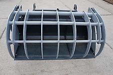 Sonarol Krokodil-Schaufel Greifer gebr. Zinken 2,2m für Teleskoplader