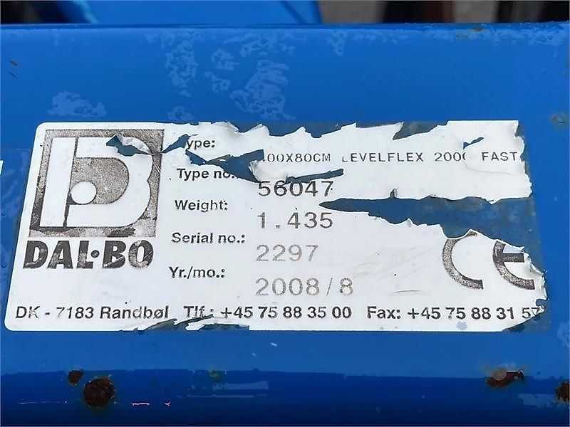 DALBO Levelflex 2000 med lamelplanke