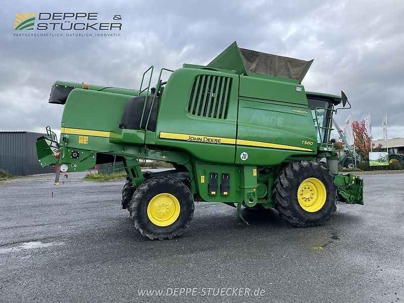 John Deere T560 HillMaster mit 620R und Rapstisch