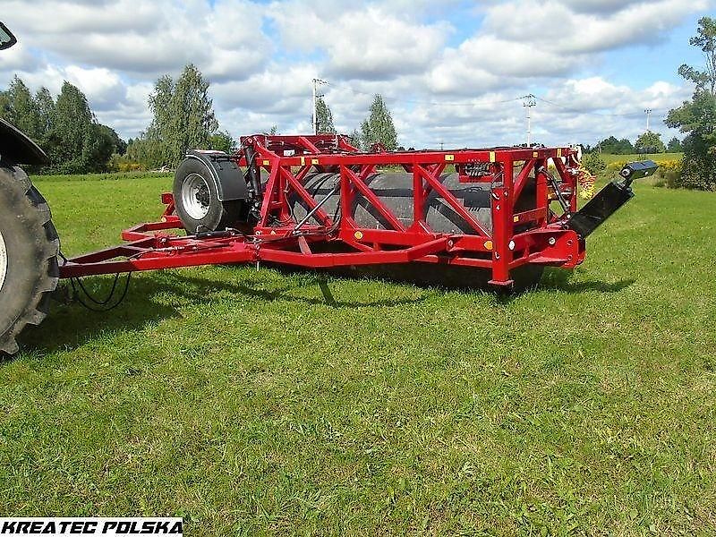 KMZ Wiesenwalze mit Fahrgestell 5m / meadow roller