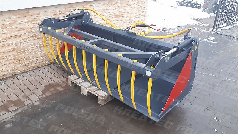 KREATEC Reißschaufel/ Krokoschaufel W2 mit FSDT Zinken und Hardox Schurfleiste