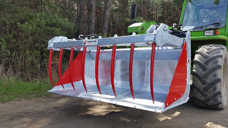 KREATEC Reißschaufel/ Krokoschaufel W2 mit FSDT Zinken und Hardox Schurfleiste