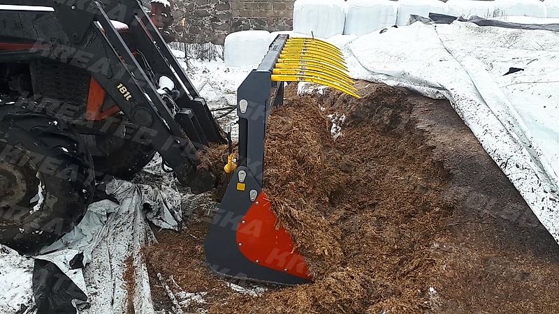 KREATEC Reißschaufel/ Krokoschaufel W2 mit FSDT Zinken und Hardox Schurfleiste