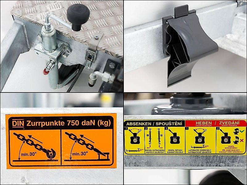 vezeko Absenkanhänger Tandem 187x394cm 2,7t